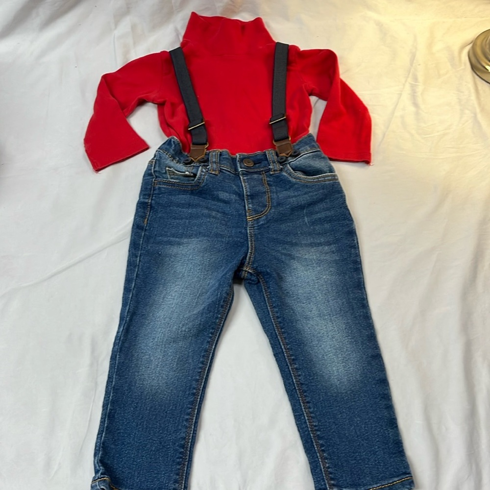 18M Oshkosh Jeans and turtleneck bundle